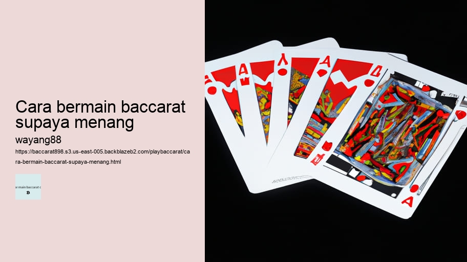 cara bermain baccarat supaya menang