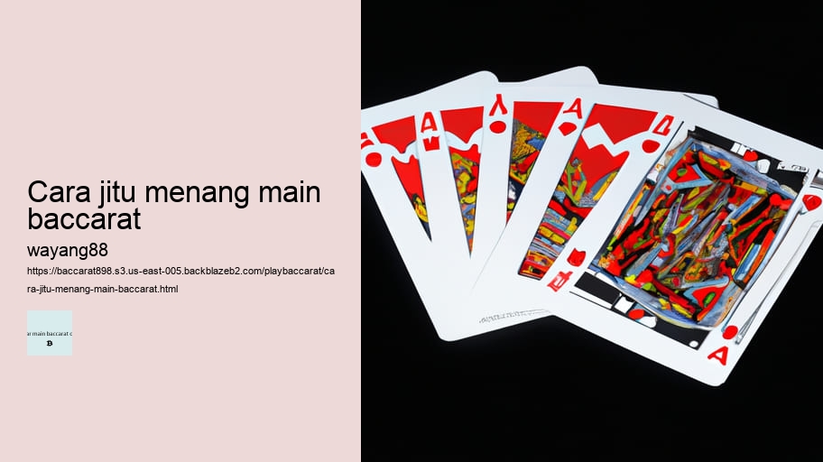 cara jitu menang main baccarat