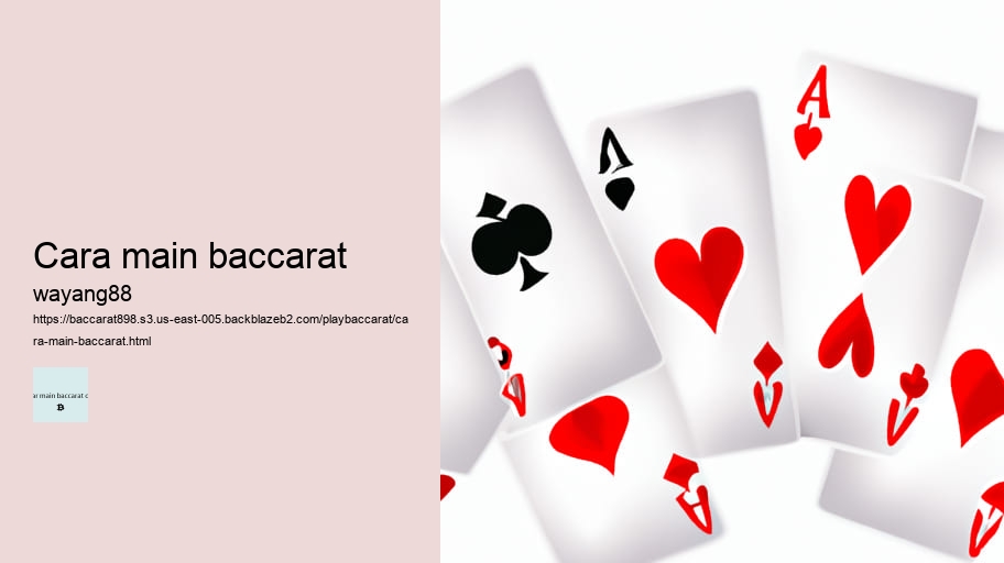 cara main baccarat