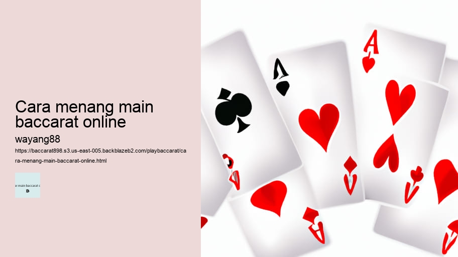 cara menang main baccarat online