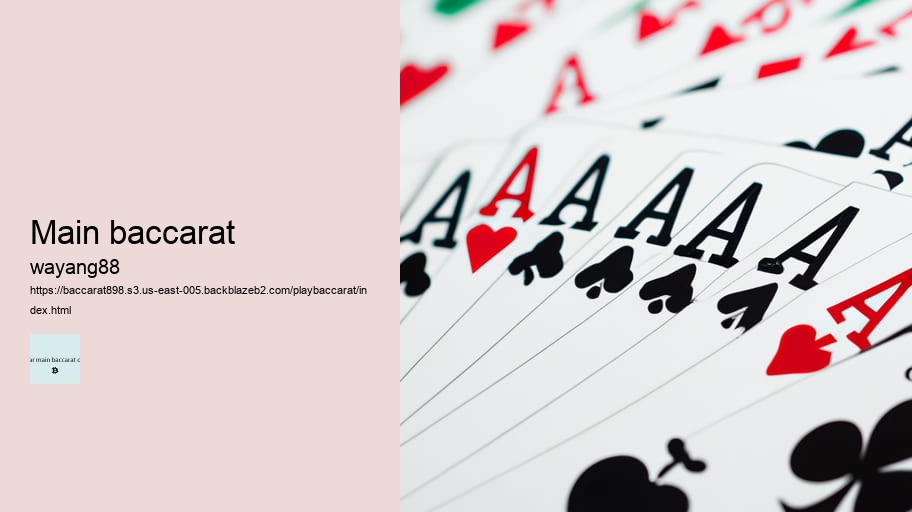 cara menang dalam bermain baccarat