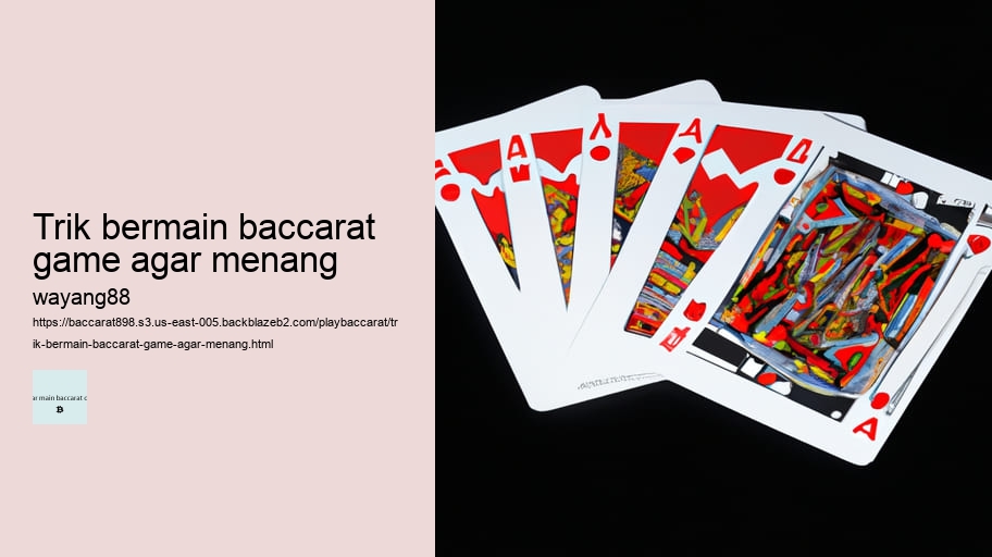 trik bermain baccarat game agar menang